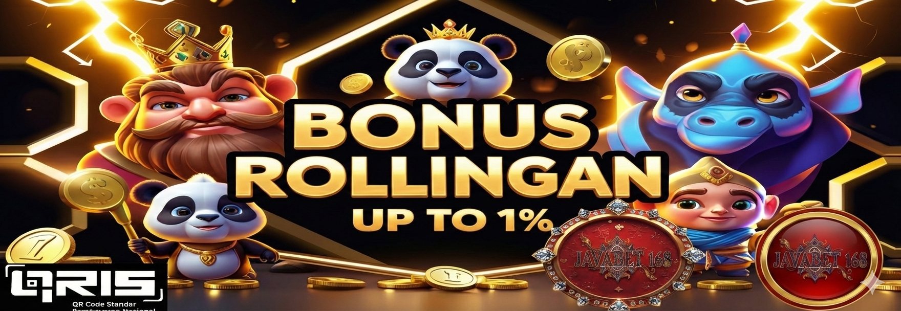 BONUS ROLLINGAN SLOT GAMES 1%