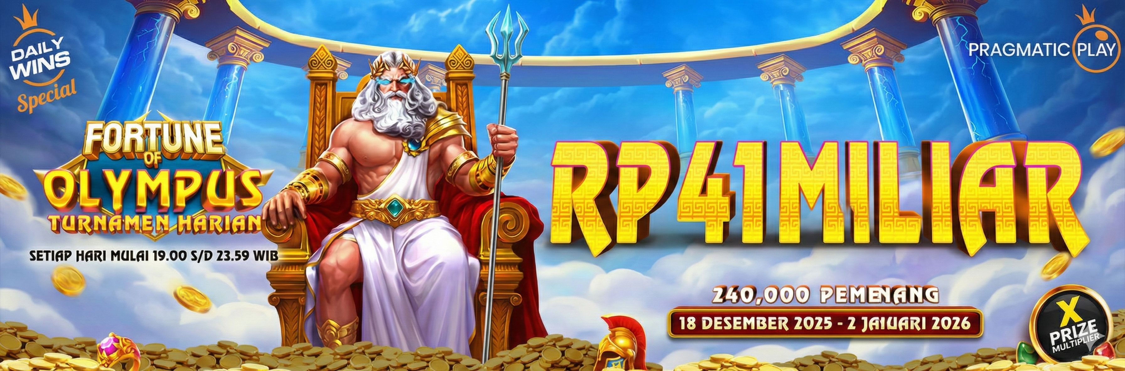 FORTUNE OF OLYMPUS TURNAMEN HARIAN